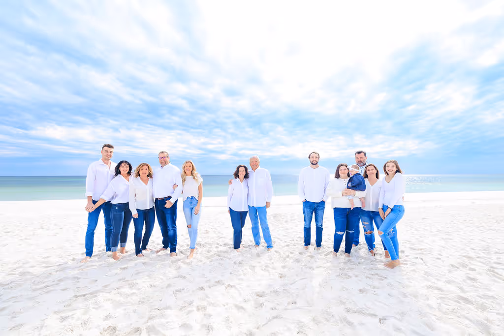 Gulf Coast family beach portrait 20
