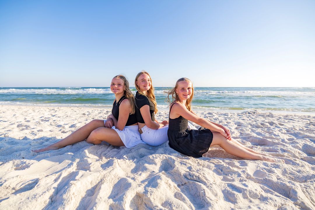 Gulf Coast family beach portrait 31