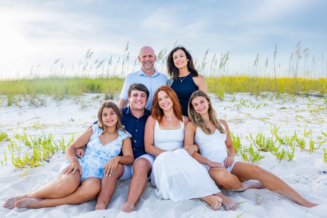 Gulf Coast family beach portrait 43
