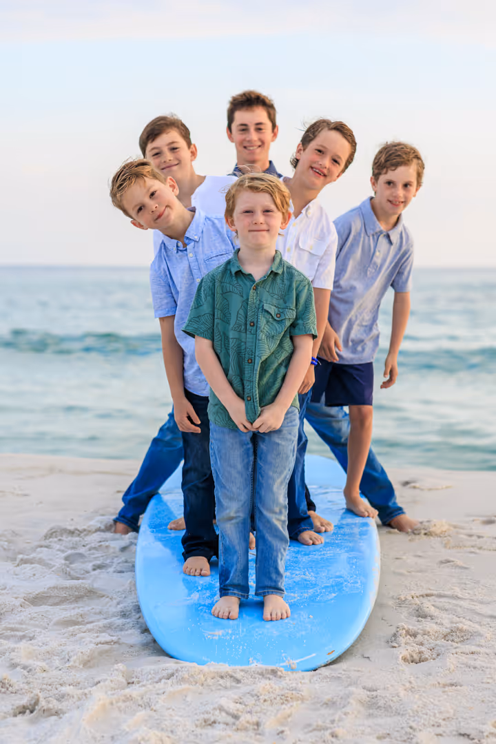 Gulf Coast family beach portrait 48