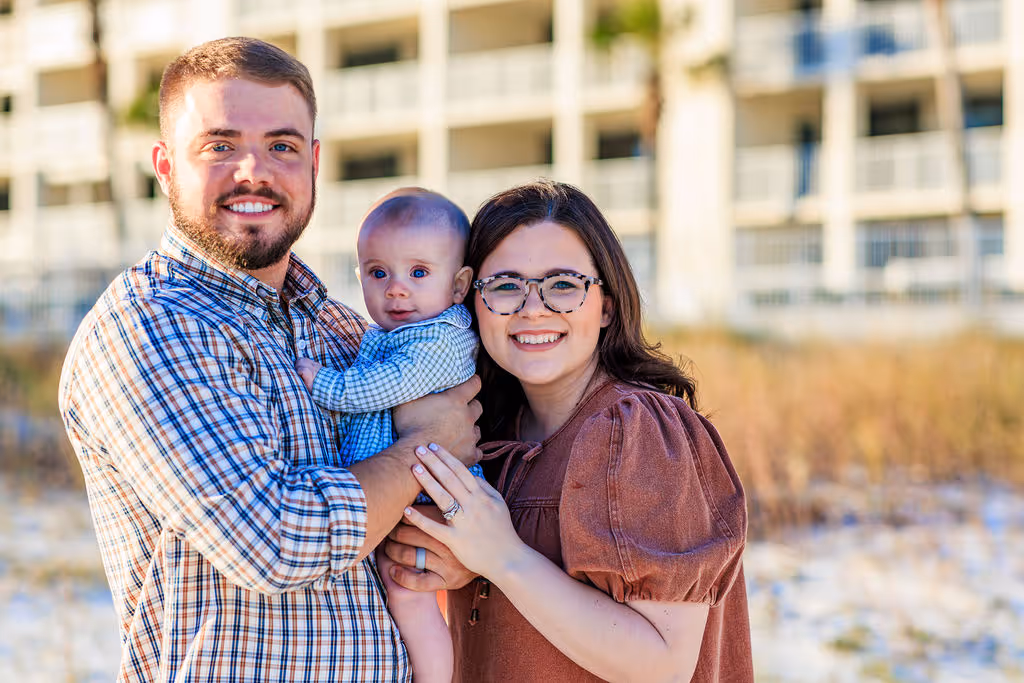 Gulf Coast family beach portrait 60