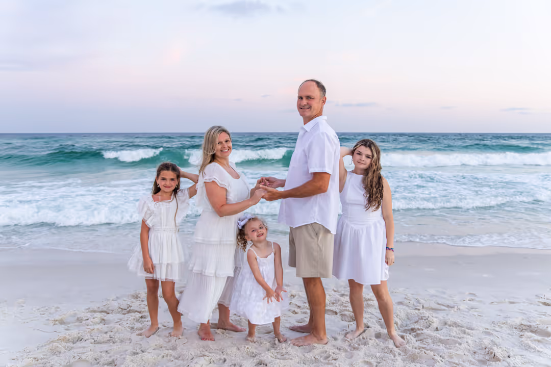 Gulf Coast family beach portrait 80