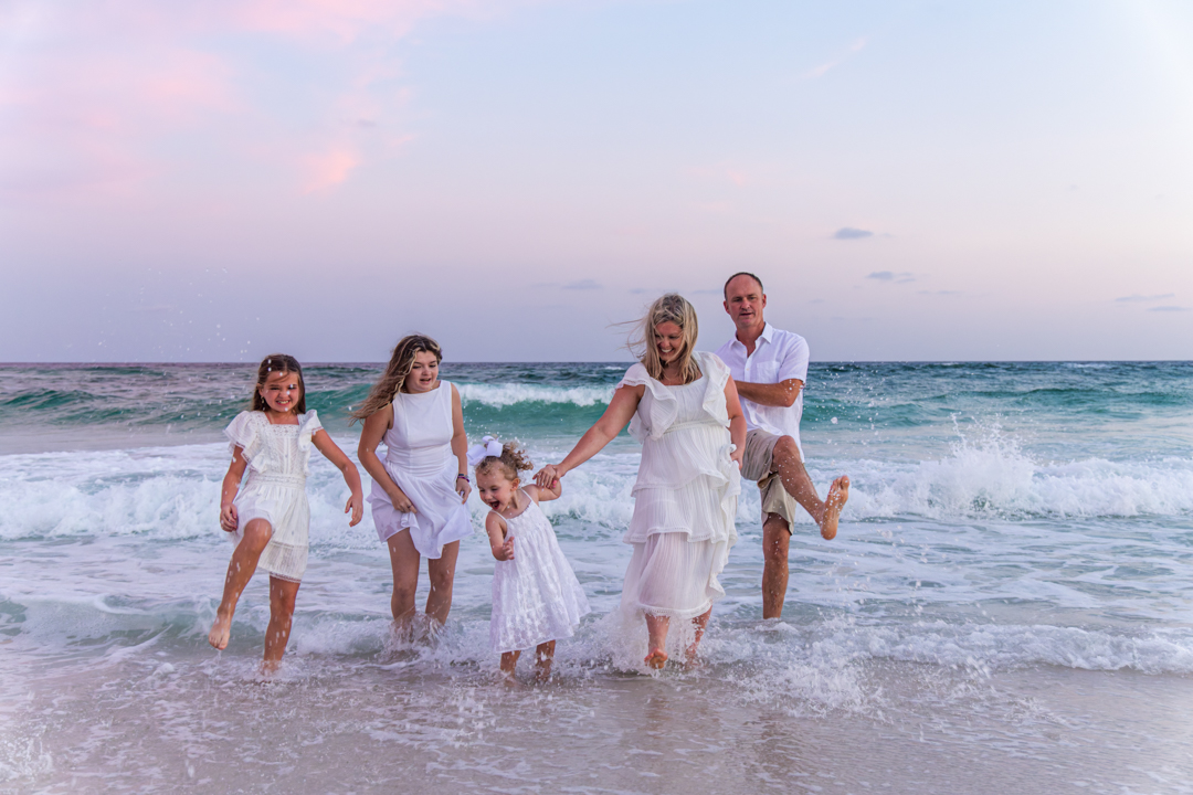 Gulf Coast family beach portrait 81