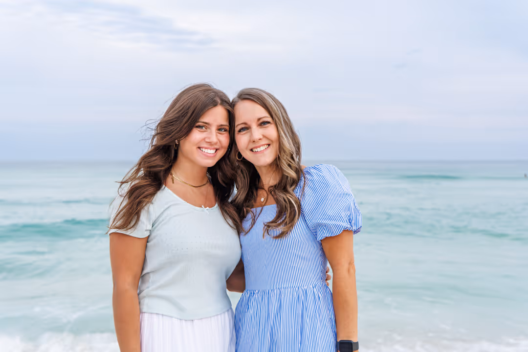 Gulf Coast family beach portrait 85