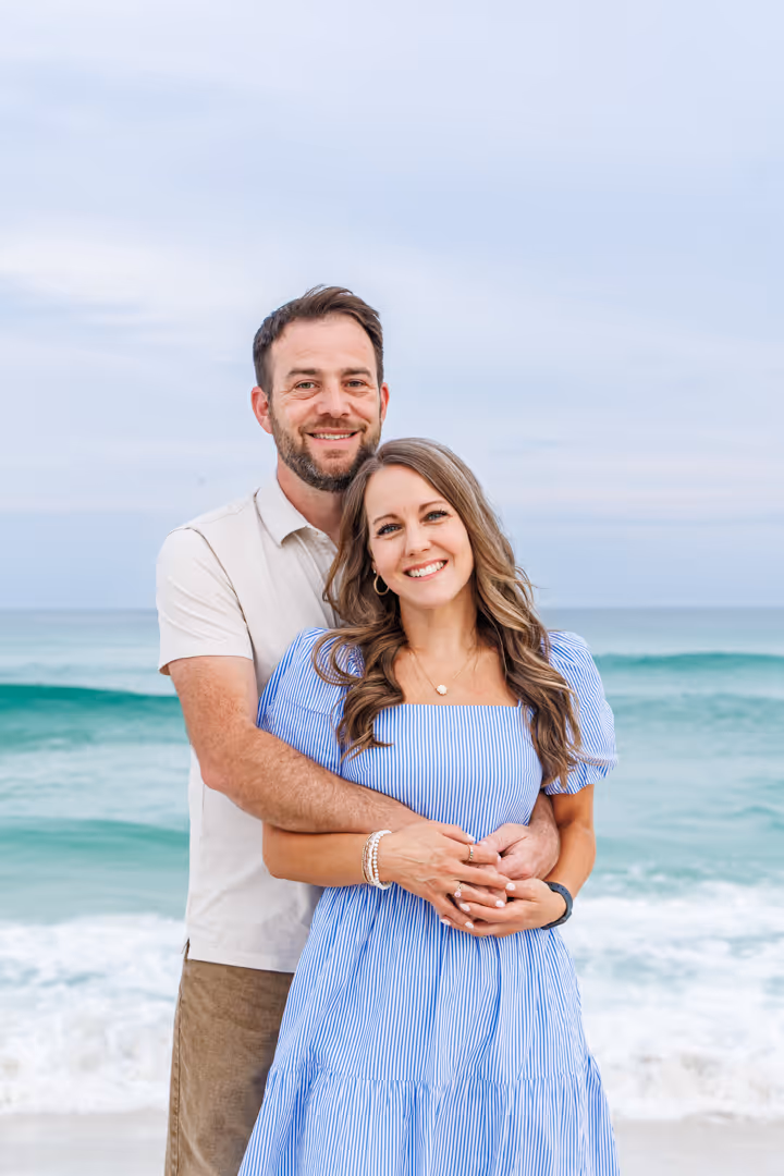 Gulf Coast family beach portrait 88