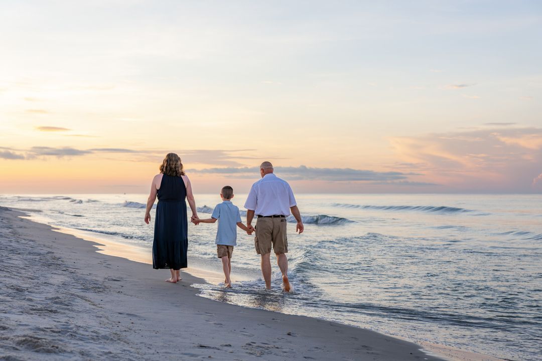Gulf Coast family beach portrait 90