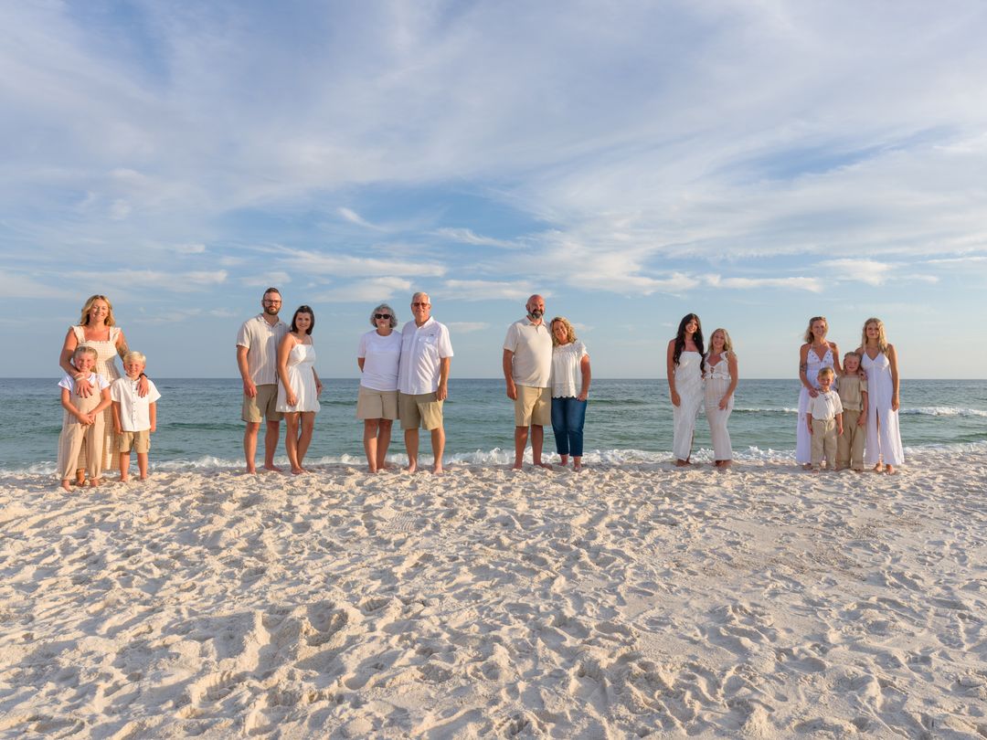 Gulf Coast family beach portrait 96