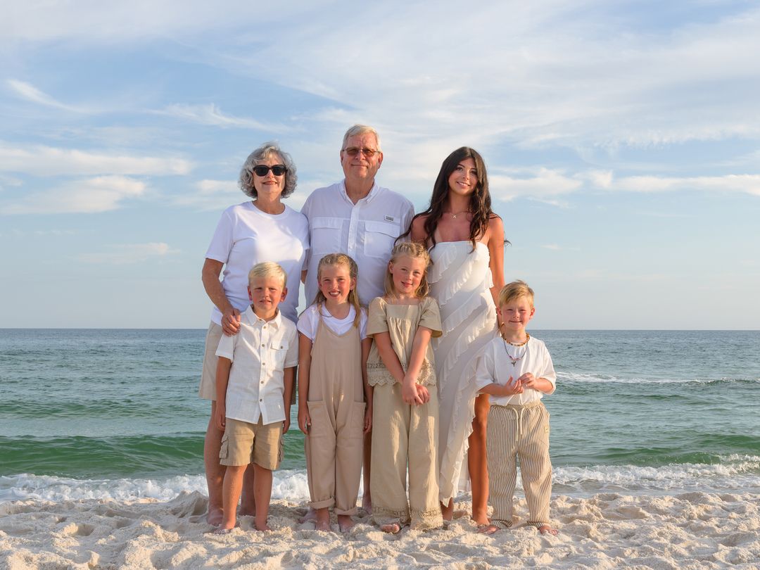 Gulf Coast family beach portrait 97