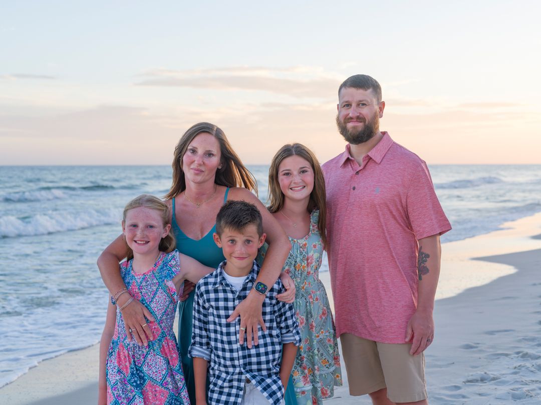 Gulf Coast family beach portrait 103