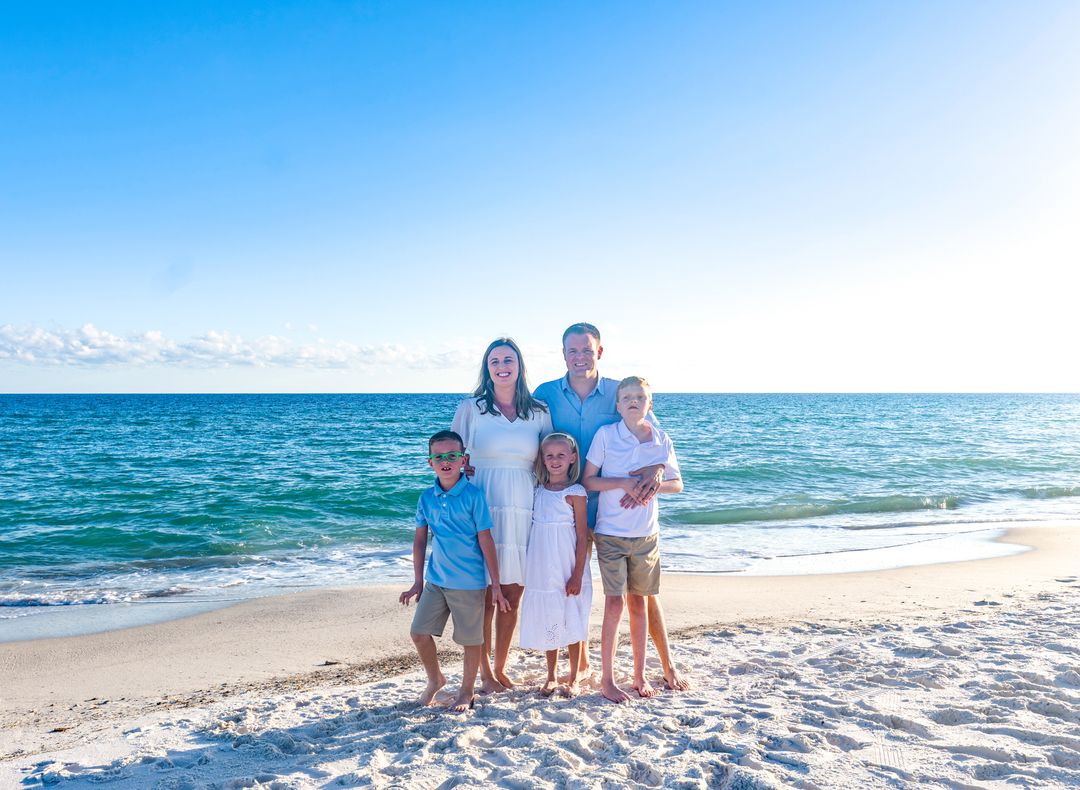 Gulf Coast family beach portrait 109