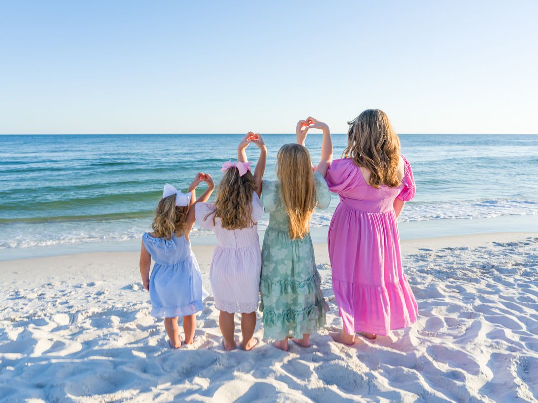 Gulf Coast family beach portrait 113