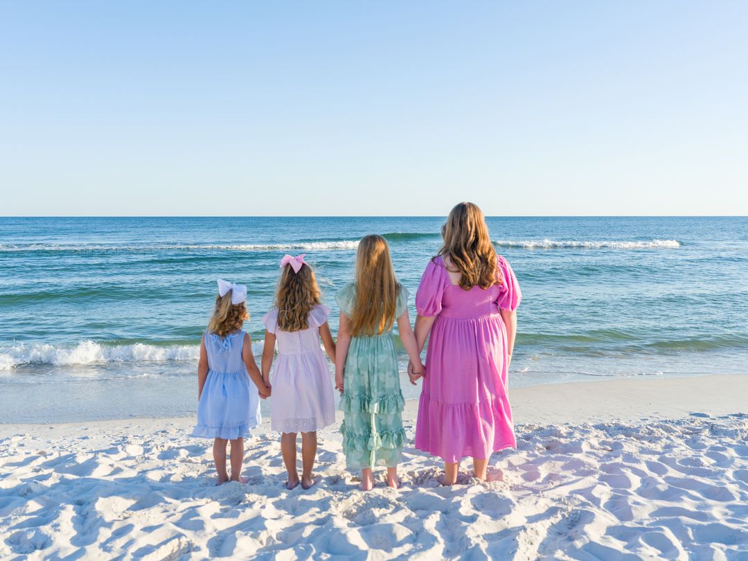 Gulf Coast family beach portrait 114