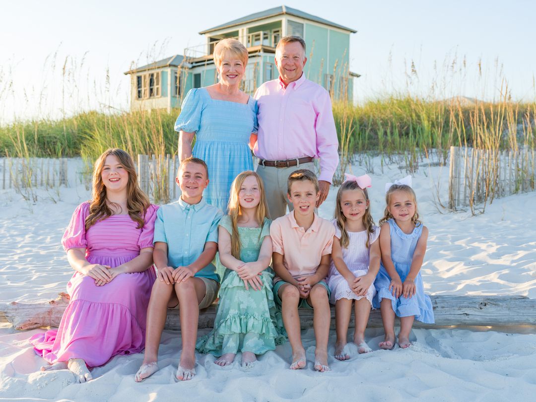 Gulf Coast family beach portrait 117