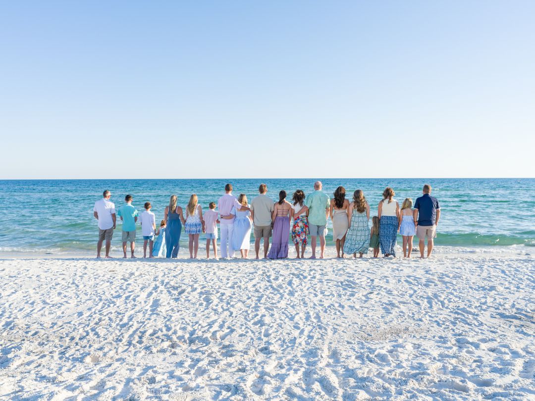 Gulf Coast family beach portrait 126