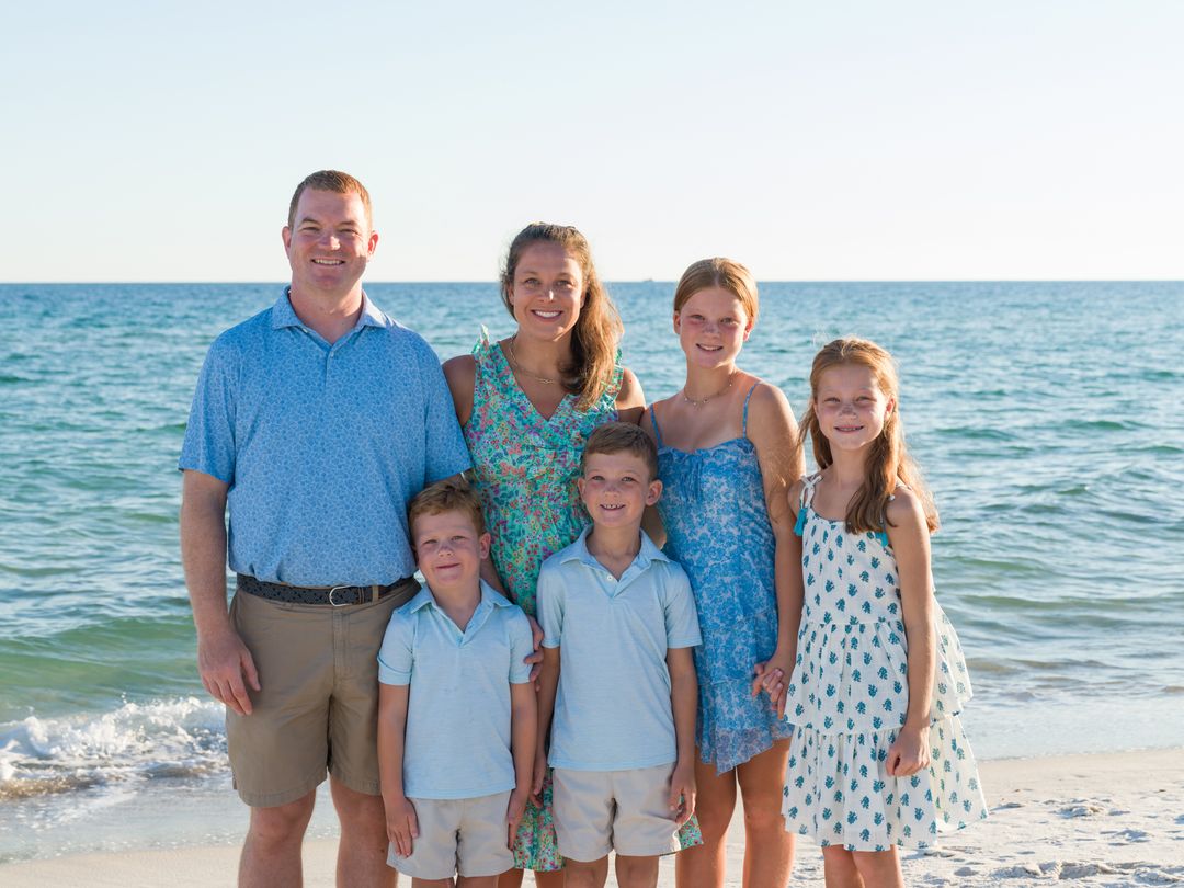 Gulf Coast family beach portrait 131