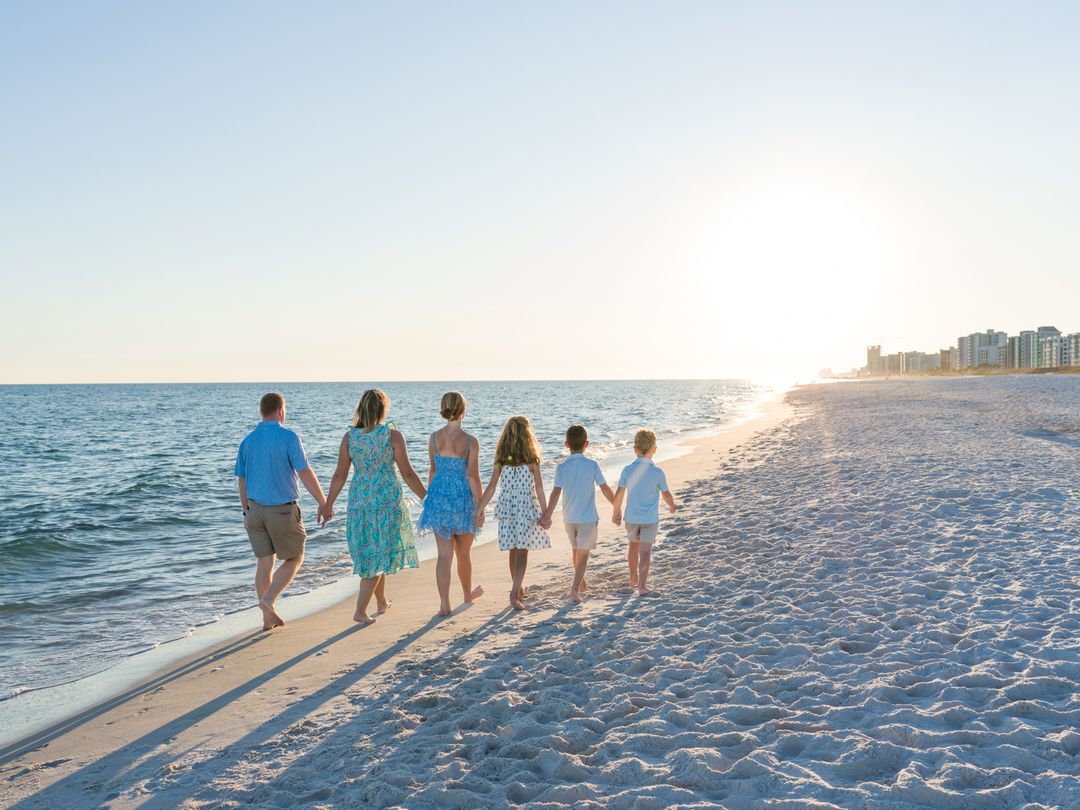 Gulf Coast family beach portrait 132