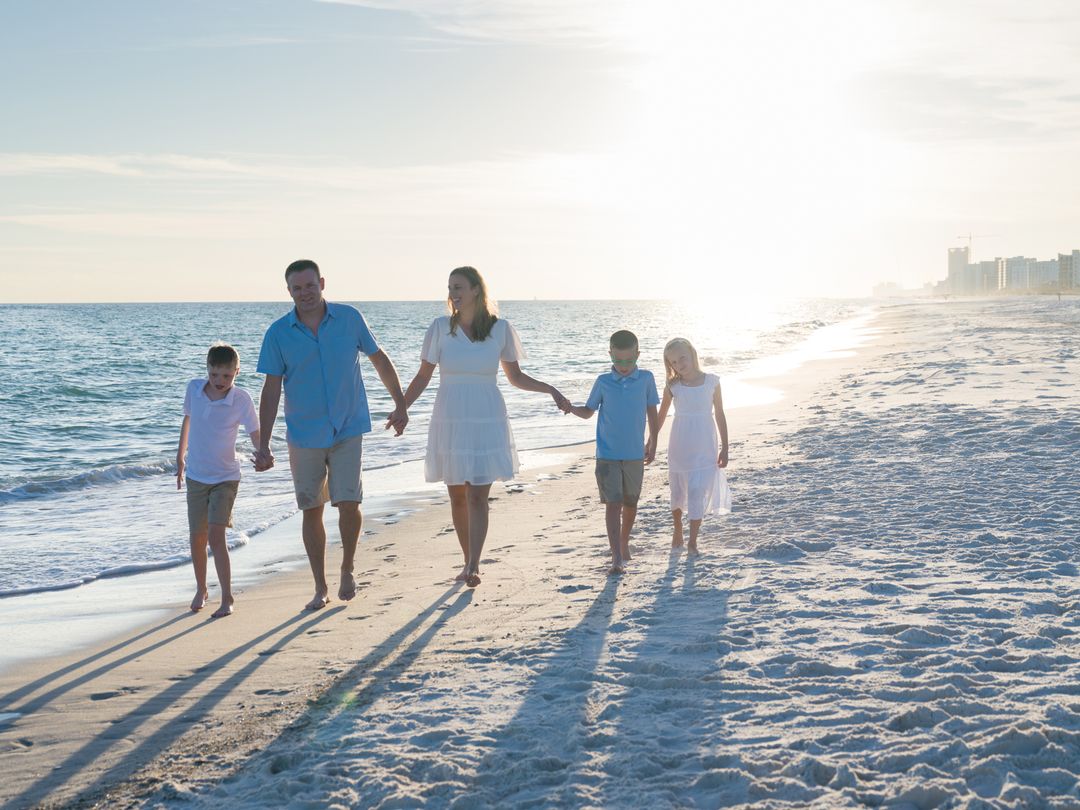 Gulf Coast family beach portrait 138