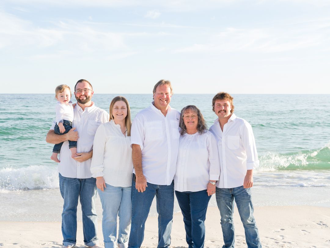 Gulf Coast family beach portrait 139