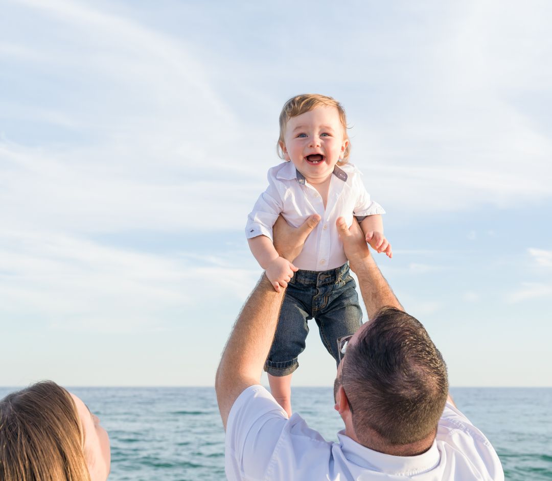 Gulf Coast family beach portrait 140